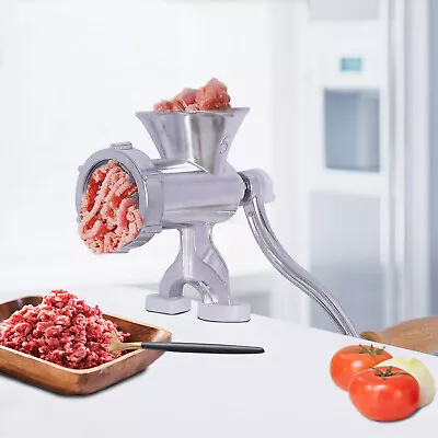 Table Hand Crank Manual Meat Grinder Mincer Stuffer Sausage Noodle Maker Machine • $22