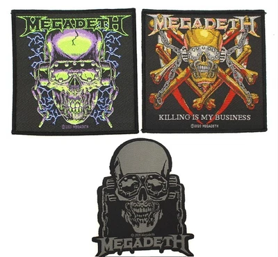 £4.25 • Buy Megadeth Selection Of Sew On Patches
