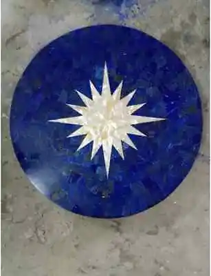 12  Marble Table Top Coffee Center Inlay Decor Blue Lapis Antique Malachite K1 • $302