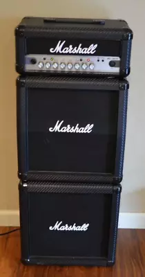 Marshall MG15CFXMS Carbon Fiber Full Mini Stack Guitar Amplifier Amp Super Clean • $659.99