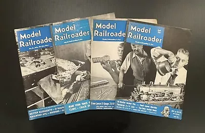 Model Railroader Magazines 1949 1950 1951 Editions- Set Of 4 • $10