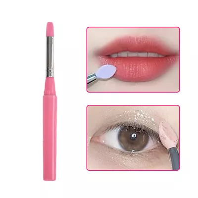 1Pcs Silicone Lip Balms Lip Mask Brush With Dust Cover Makeup Applica-wq • £4.09