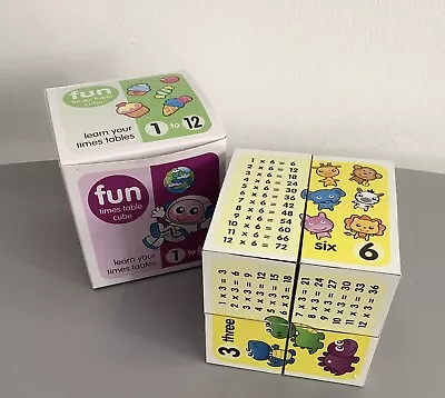 Fun Times Table Cube Learn Your Times Tables 1 - 12  • £2