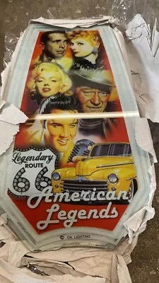 OK LIGHTING TOUCH LAMP REPLACEMENT GLASS 1 Panel American Legends Elvis Marilyn • $10