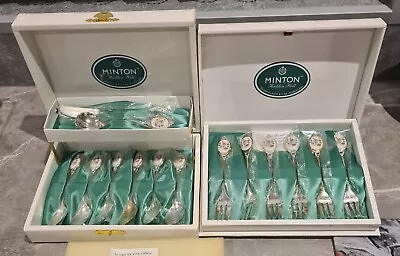 Minton Haddon Hall Cutlery Cake Forks Jam Spoon Teaspoons  • £26