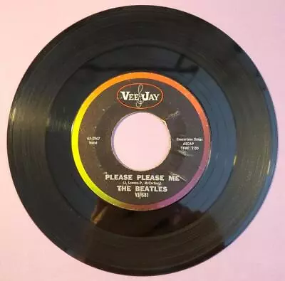 The Beatles Us 45 Vee Jay Vj 581 Please Please Me / From Me To You  Vj581.01f • $29.95