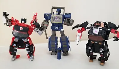 Vintage! Hasbro Takara *LOT Of 3* TRANSFORMERS (Soundwave Alternators Sideswipe) • $79.99