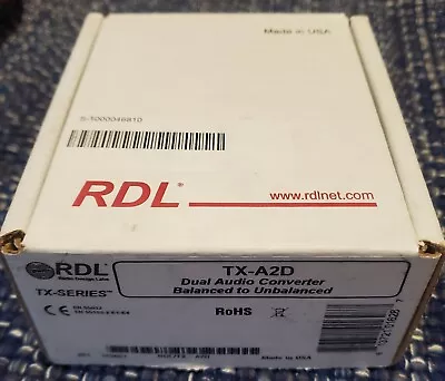 RDL TX-A2D Dual Audio Converter • $89