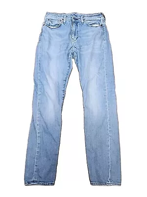 Levi’s 510 Premium Jeans Leather Tag Size 32x32 Skinny Light Wash Denim • $19.99