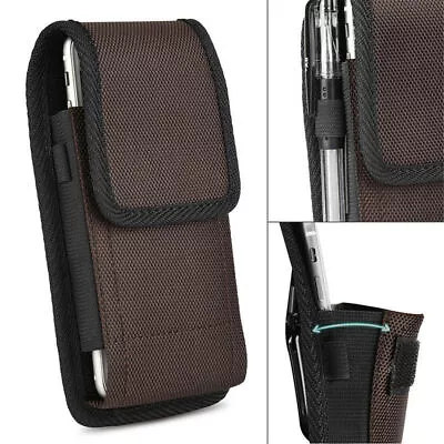 Phone Belt Pouch Case Vertical Holster Clip Universal Flip Holder For Cell Phone • $11.39