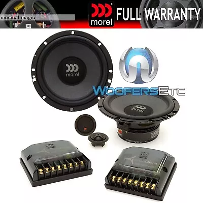 Morel Tempo Ultra 602 6.5  120w Rms Component Neodymium Tweeters Speakers New • $439