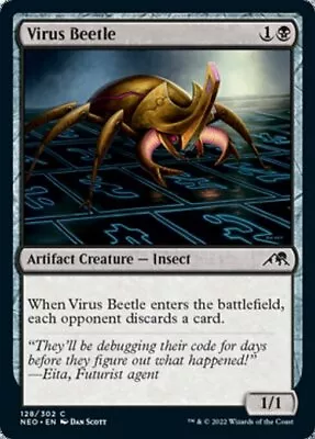 VIRUS BEETLE X4 Mtg NM-M Kamigawa Neon Dynasty 4 Common • $1.61