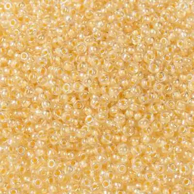 10g MIYUKI Round Seed Beads - AB Bisque Pale Orange (0282) - 3mm 8/0 - P00569 • £3.99