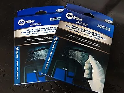 2 Pack Miller 216326 Outside Welding Lens Front Elite & MP-10 Clear 10 Lenses • $42.99