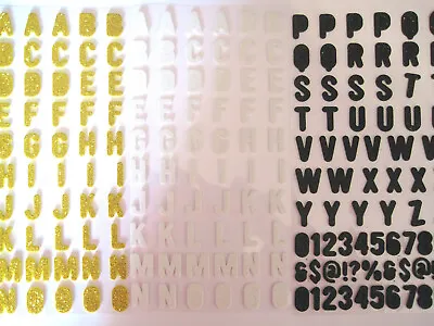 133 ALPHABET FOAM GLITTER STICKERS Letters Numbers SCRAPBOOKING Card Making • £3.99