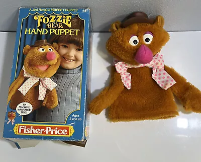 Fisher-Price Vintage Fozzie Bear Muppets Hand Puppet In Original Box 1978 • $124.99