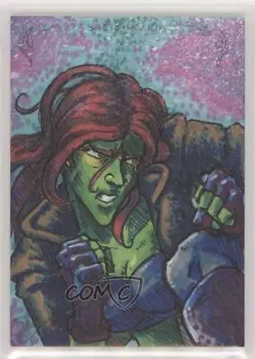 2018 Upper Deck Marvel Masterpieces Sketch Cards 1/1 Michelle Guerrero Auto X9h • $52.29