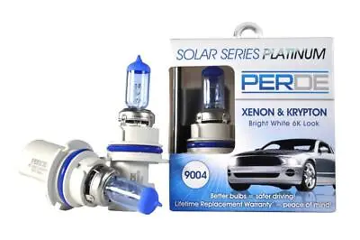 PERDE Solar Series Platinum 9004 Xenon-Enhanced Halogen Bulbs Left Right Pair • $29.95