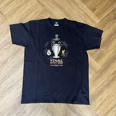 £14.99 • Buy Official Liverpool Football Vintage 2018 Champions League Final T-Shirt  Size XL