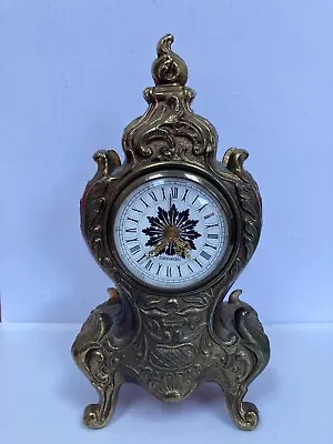 Vintage Mercedes Made In Germany Antique Wind Up Mantel Clock Circa 1950's • $49.80