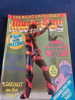 Rare MUSIC STAR Magazine 12 OCTOBER 1974 Stardust Bay City Wings Osmonds Wizzard • £15