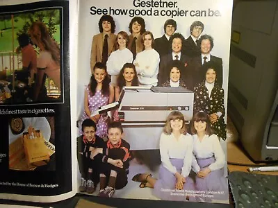£4.31 • Buy Gestetner London Advert Advertising Time March 1980 Rare!