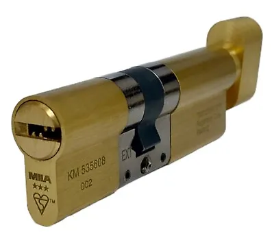 Mila Anti Snap 3 Star Diamond Grade Euro Thumbturn Cylinder Locks For UPVC Doors • £25