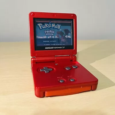 Game Boy Advance SP Handheld System - Flame Red • £64.99