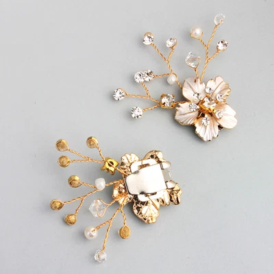 £6.91 • Buy  Banquet Crystal Shoe Buckle DIY Clips Rhinestone Flower Decor