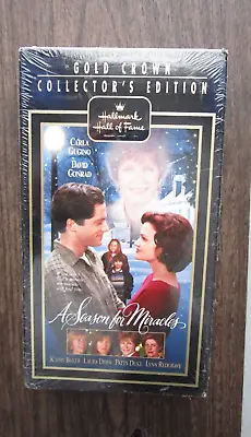 A Season For Miracles (VHS) Hallmark Gold Crown Collector's Edition NEW SEALED • $19.99