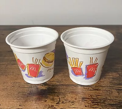 McDonald's HAPPY MEAL MAGIC Vintage Replacement Parts Drink Fountain 2 Cups EUC • $7.98