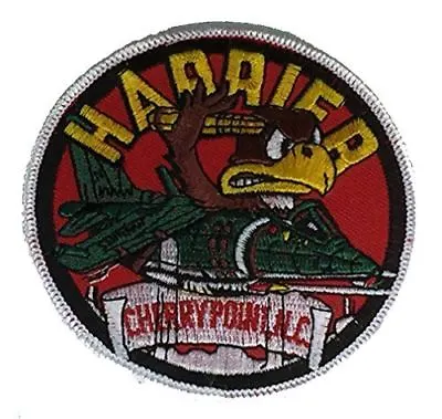 Usmc Marine Corps Av-8b Harrier Cherry Point Patch Carolina Lawn Dart Widowmaker • $11.98