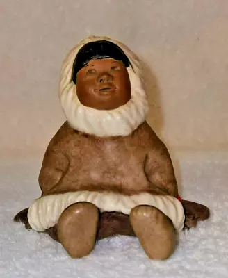 C. Alan Johnson Alaska Native American Eskimo Child Figurine 1962 • $29.99