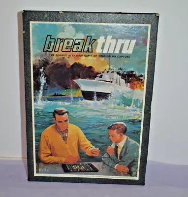 Break Thru  Strategy Board Game Vintage 1965 3M Bookshelf Games Complete • $14