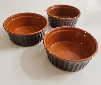 Vulcania Italian Pottery Bowl Set Crock Horse Emblem Number Stoneware Casseroles • $29.99