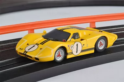 AFX 1967 Ford GT40 Mk IV  #1 Sebring Yellow Mega G+ HO Slot Car - AFX 22025 • $35.99