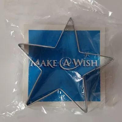 Make A Wish Promo/Gift Star Cookie Cutter & Recipe Card NIP • $13.75