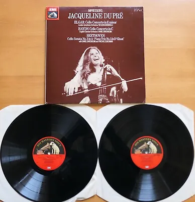 Jacqueline Du Pre Impressions Cello EXCELLENT 2xLP Gatefold EMI EX 7697071 • £30