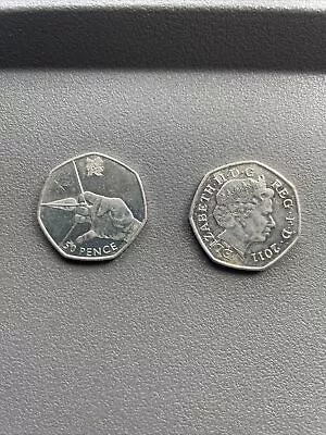 2012 London Olympic 50p Coins Archery - Circulated • £1.25