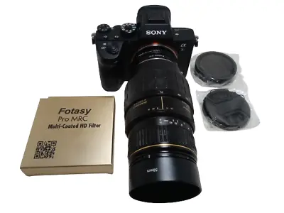 Sony E-mount Adapted QUANTARAY LDO 70-300 Mm F/4-5.6 Telephoto Macro Zoom Lens. • $109