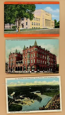 Great Lot 5 Ea Montana Post Cards RPPC Linen Glossy Unposted Vintage • $12.99