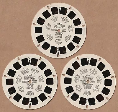 Set Of Three Vintage View-Master Reels Tom Corbett Space Cadet 1954 • $6.25