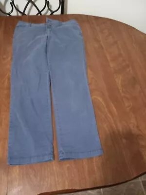 Mossimo Supply Co Women Blue Casual Pants Size 1 Fit 6 Cotton  • $13