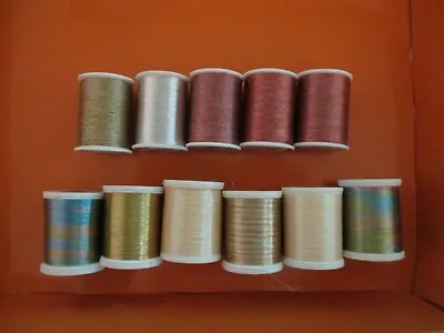 Machine Quilting Embroidery Thread Lot Sulky Metallic Coats And Clark • $12.95
