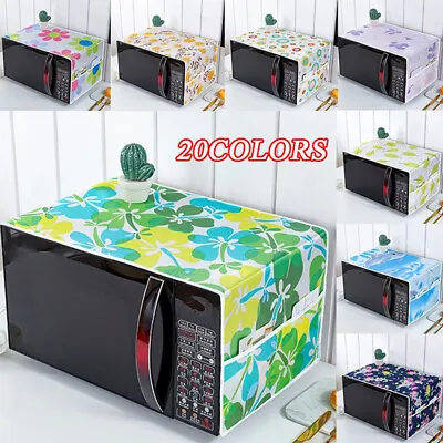 Microwave Dust Cover Cartoon Tree Leaf Printed Microwave Dust Cover Oven CovPX • £3.88