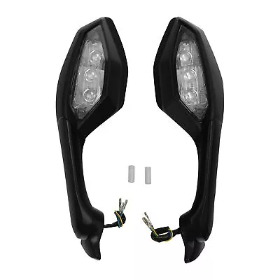 Rear View Mirrors W/ LED Turn Signals Fit For Yamaha YZF R6 2017-2022 2021 • $74.99