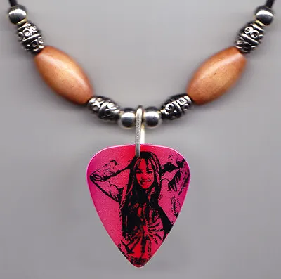 Miley Cyrus Hannah Montana Photo Guitar Pick Necklace #6 • $9.99