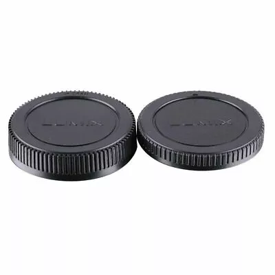 Rear Lens And Body Cap Cover For M4/3 Lumix Panasonic Micro 4/3 G9 GH5 • $9.80