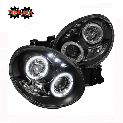 For 02-03 Subaru Impreza WRX Smoked Lens Dual Halo Projector Headlight Bug Eye • $259.99