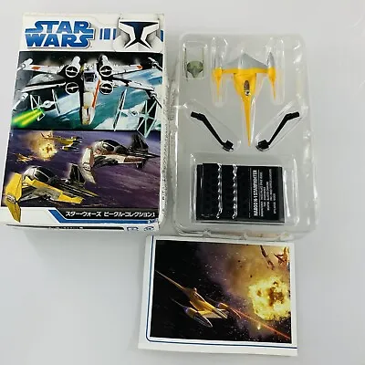 $27.43 • Buy Star Wars F-Toys 1/144 Naboo N-1 Starfighter Model & Stand 2008 Collectible 